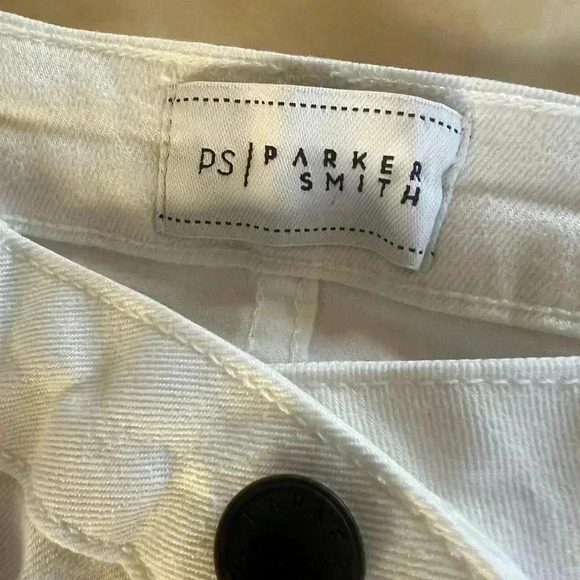 Parker Smith White Jeans with navy/orange trim. 28 skinny perfect condition. - Picture 6 of 15